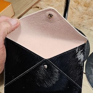 Louis Vuitton Epi Glossy Black Card Holder